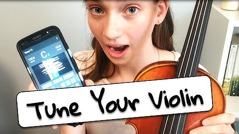Grace Violin Tutorials - String Builder Book 1 - Learn to Tune Your Violin