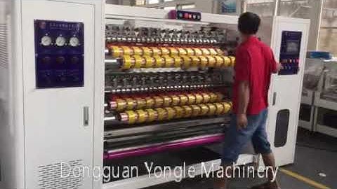 Super clear/crystal tape slitting rewinding machine