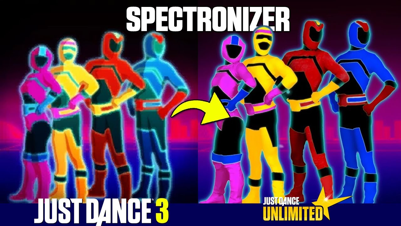 Just Dance Comparison Spectronizer Sentai Express Youtube