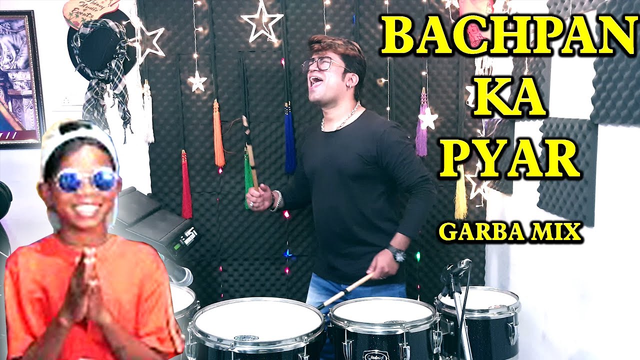 Bachpan Ka Pyar Garba Mix  Drums  Octapad  Full Bass  Music  Dj  Janny Dholi