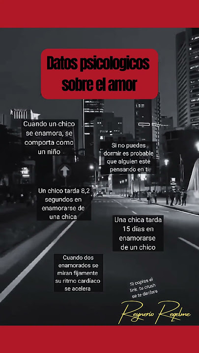 Datos psicológicos sobre el amor #psicologia #amor #reels #datosquenosabias #datos #datos