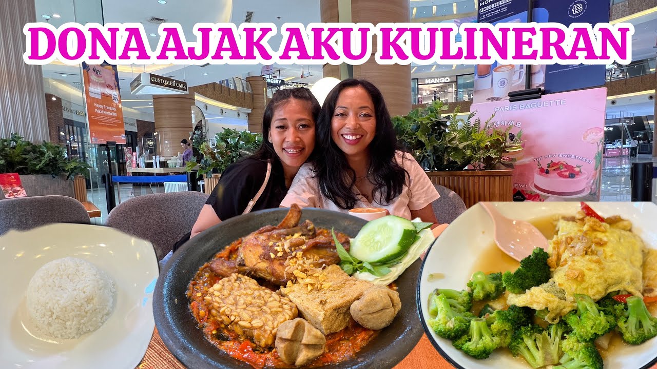 MAKAN AYAM PENYET SAMBEL MEDOK! Nikmat Luar Biasa ft @Dona Poltavtseva