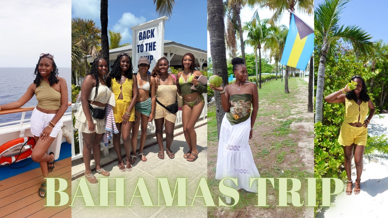 BAHAMAS TRIP: girls trip, grad trip, bahamas cruise, carnival cruise, nassau bahamas, half moon cay