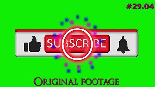 YouTube like subscribe bell icon buttons green screen (original 3D) #footage 29.04