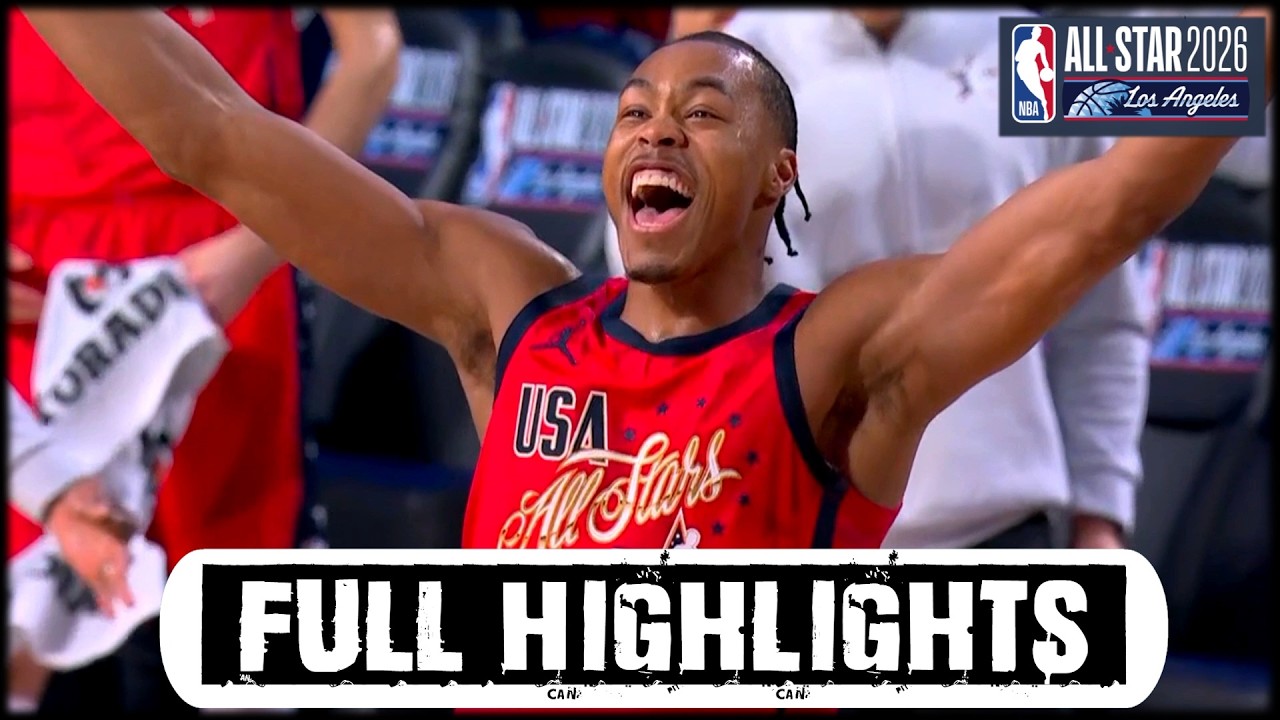 2026 NBA All-Star Game - Team WORLD vs Team USA STARS - Full Game Highlights