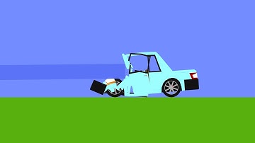 Algodoo Car Crashes & Destruction #99 | Crazy Phun Algodoo Car Destruction