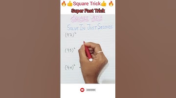 Find Square of Any Number in 2 Seconds |Vedic Maths Tricks For Fast Calculation#vedicmaths #shorts