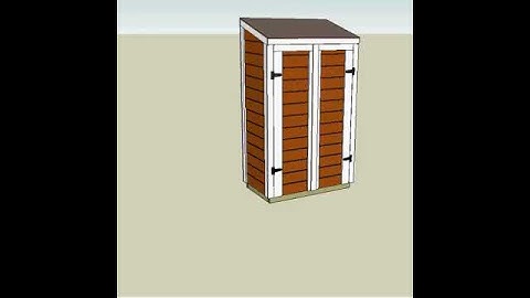 Deck cabinet fallling