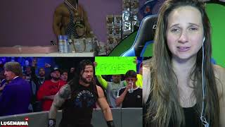 Baron Corbin pours drinks on fans 2/7/20