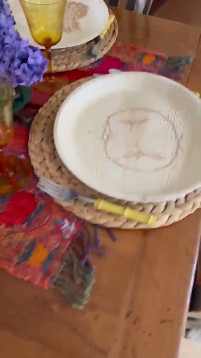 Beautiful eco-chic tableware ideal for outdoor dining | maaterra