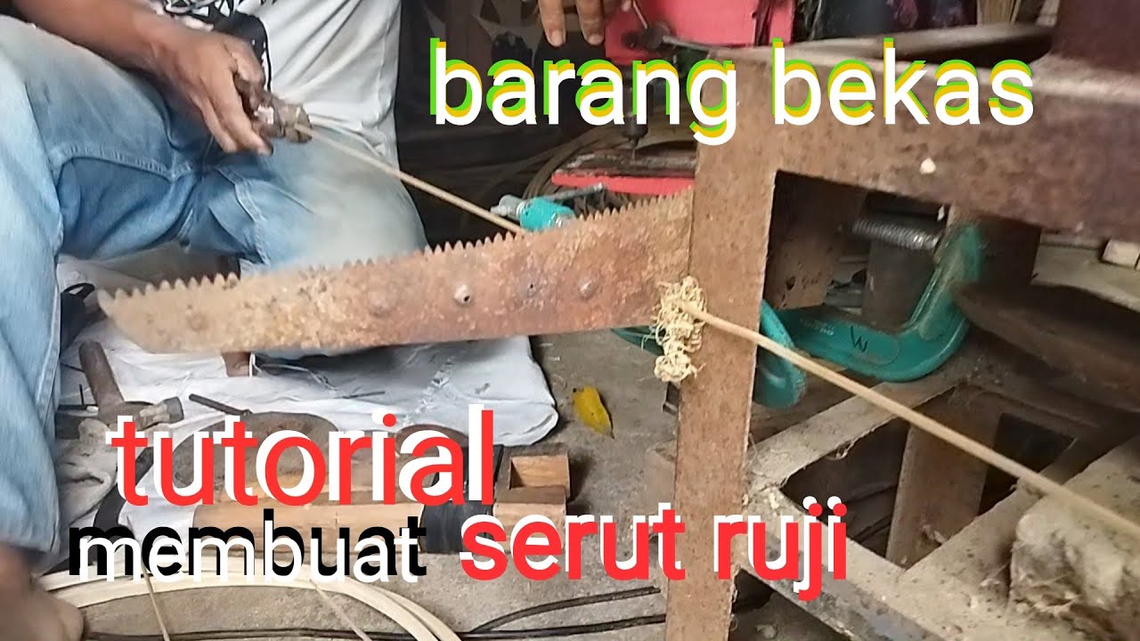 Tutorial membuat serut ruji dari barang bekas, hasilnya JOSS