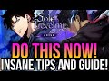 Solo Leveling Arise - Insane Tip & Tricks To Speed Up Progression!