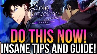 Solo Leveling Arise - Insane Tip & Tricks To Speed Up Progression!