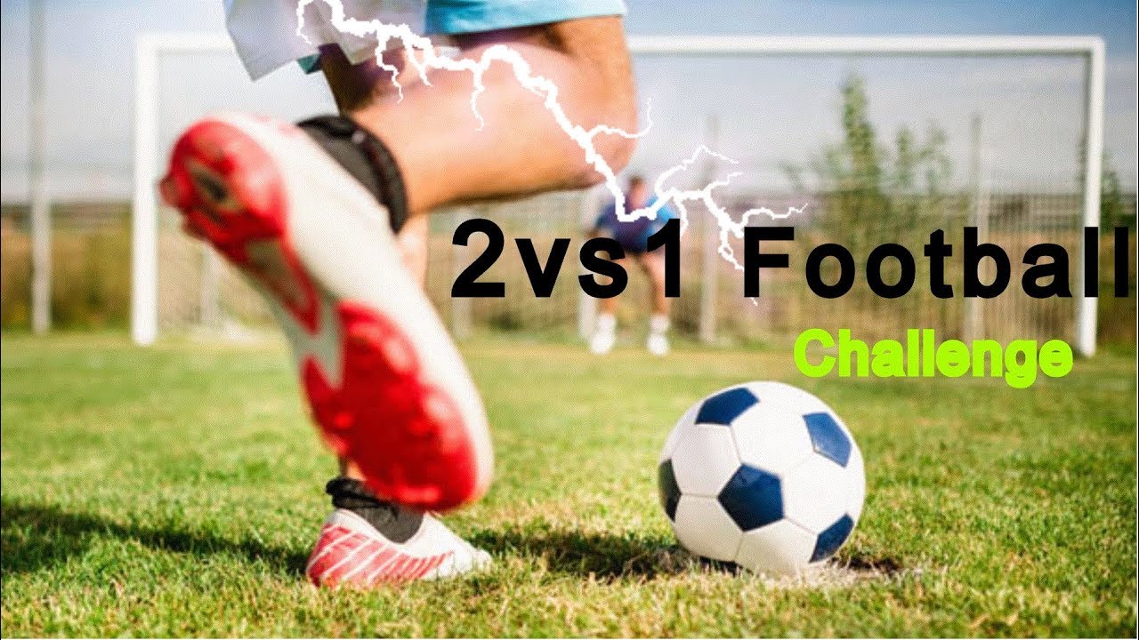 2 vs 1 Football Challenge YouTube
