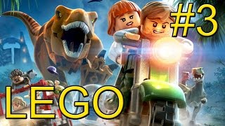 Лего LEGO Jurassic World PC прохождение часть 3 Тиранозавр Рекс Хочет Пообедать