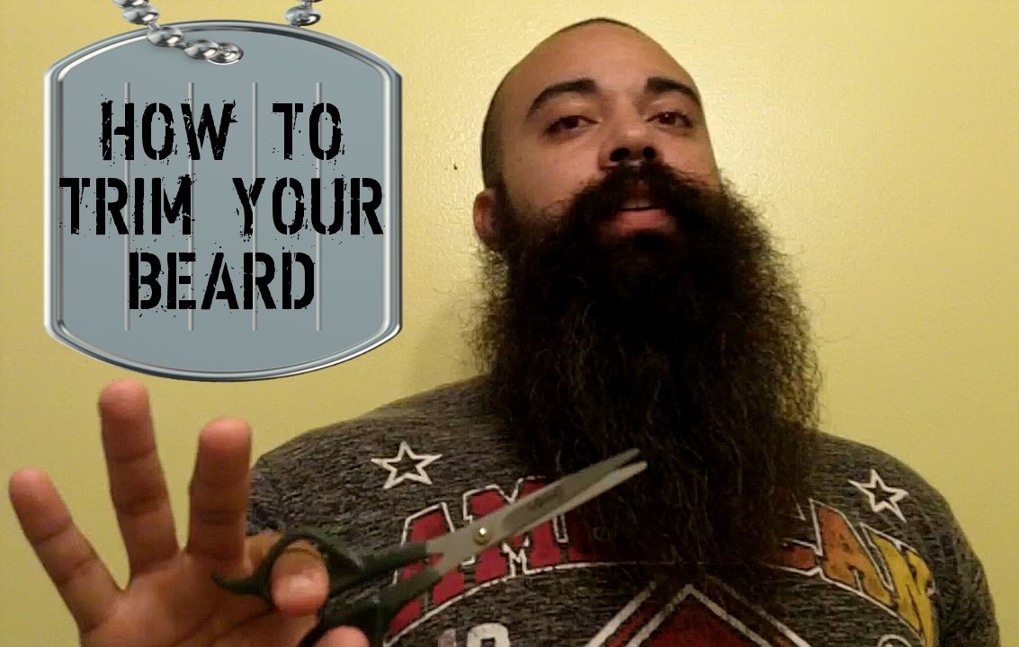 how to trim your beard youtube