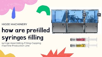 Prefilled syringe filling machine| how are prefilled syringes filling, filling mcahine for syringe