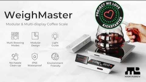 WeighMaster: The Multi-Display Modular Coffee Scale