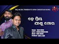 ହେ ପ୍ରିୟ ଯୀଶୁ ମୋର |He Priyo Jisu Moro || Raju Singh || Rahul KumarJena||New Odia Song |RKJ MUSIC