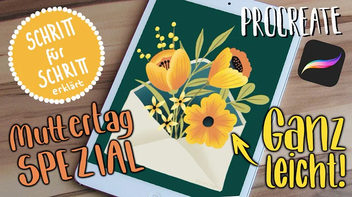 Procreate Tutorial -Blumen malen- deutsch