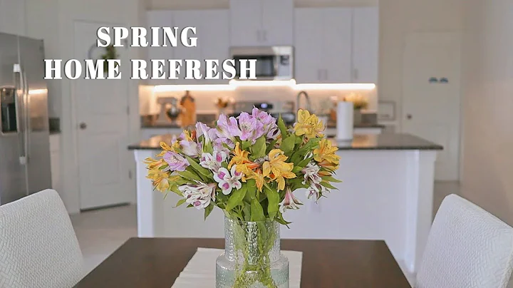 Satisfying Deep Spring CLEAN WITH ME | Decorating For Spring | Home Cleaning Motivation