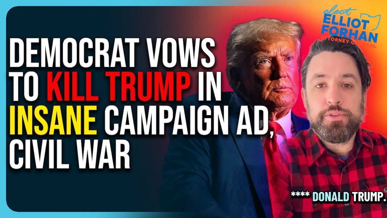 Democrat Vows To K*LL TRUMP In Insane Campaign Ad, Civil War Democrat Vows To K*LL TRUMP In Insane Campaign Ad, Civil War