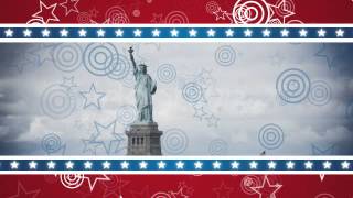 Patriotic Stars - Background & Overlay Set Loopable Background