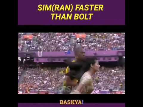 bhag-simran-bhag|simran-vs-usain-bolt|running-competition|olympic-running|memes