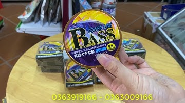 Cước câu cá quốc dân BASS dài 300m, tàng hình, dai bền, chống mài mòn dù là địa hình ghềnh đá