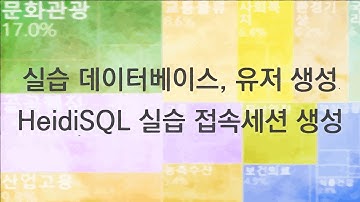 MariaDB 관리자 정보 세션 등록하기 (HeidiSQL) - 3강(2)