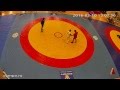 Нокаут 3 Жесткий лоу-кик Боевое самбо Чемпионат России 2016 Заур Азизов (Синий)