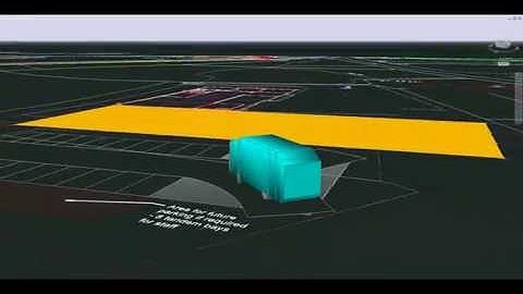 Refuse truck swept path analysis 3D-2