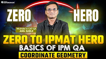 Zero to IPMAT Hero🚀| Coordinate Geometry - Basics of IPM QA | IPMAT 2026 LR Prep