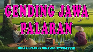 Uyon-uyon Gending Jawa Klasik Palaran Kagem Jampi Sayah, Midagetaken Sinambi Leyeh-leyeh