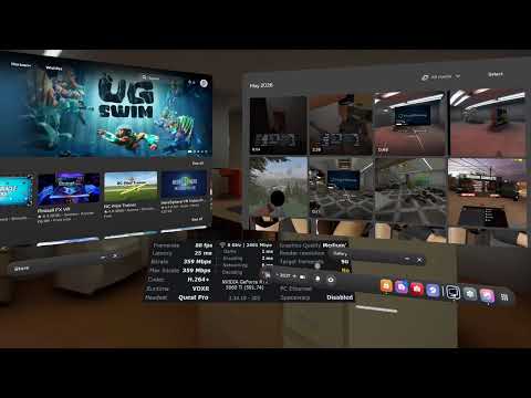 Lowest latency Quest Pro eye tracked foveated streaming using Wi-Fi PCVR on a cheap eBay router.