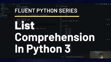 List Comprehension In Python 3 - Fluent Python [Arabic].