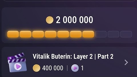 Vitalik Buterin: Layer 2 | Part 2 TapSwap Code |