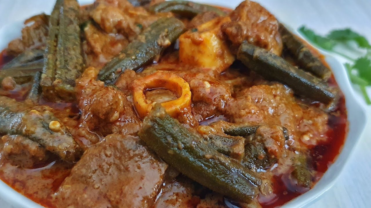 Bhindi Gosht / Okra Meat Curry YouTube