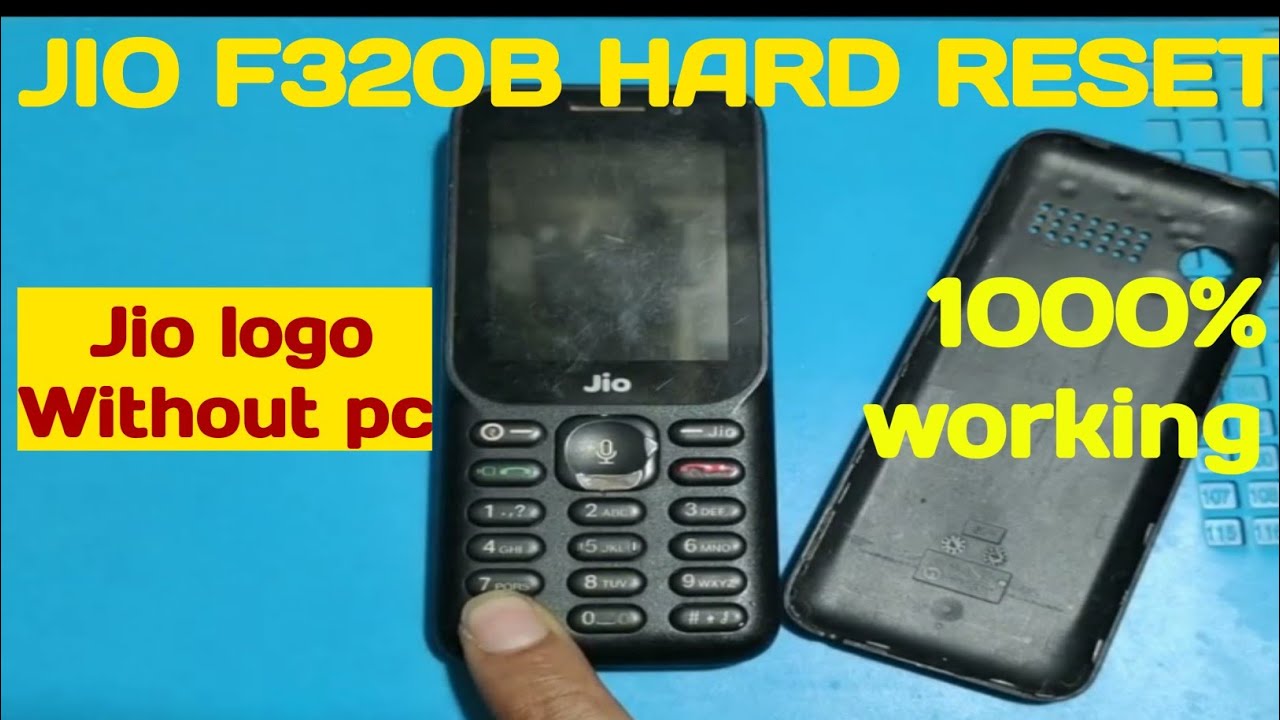 Jio F320b Hard Reset jio phone pin lock reset Jio F320b Hang on