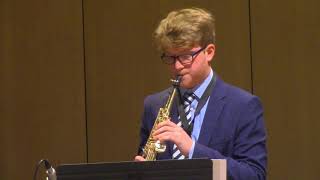 Dan Buxton Saxophone Recital 2018