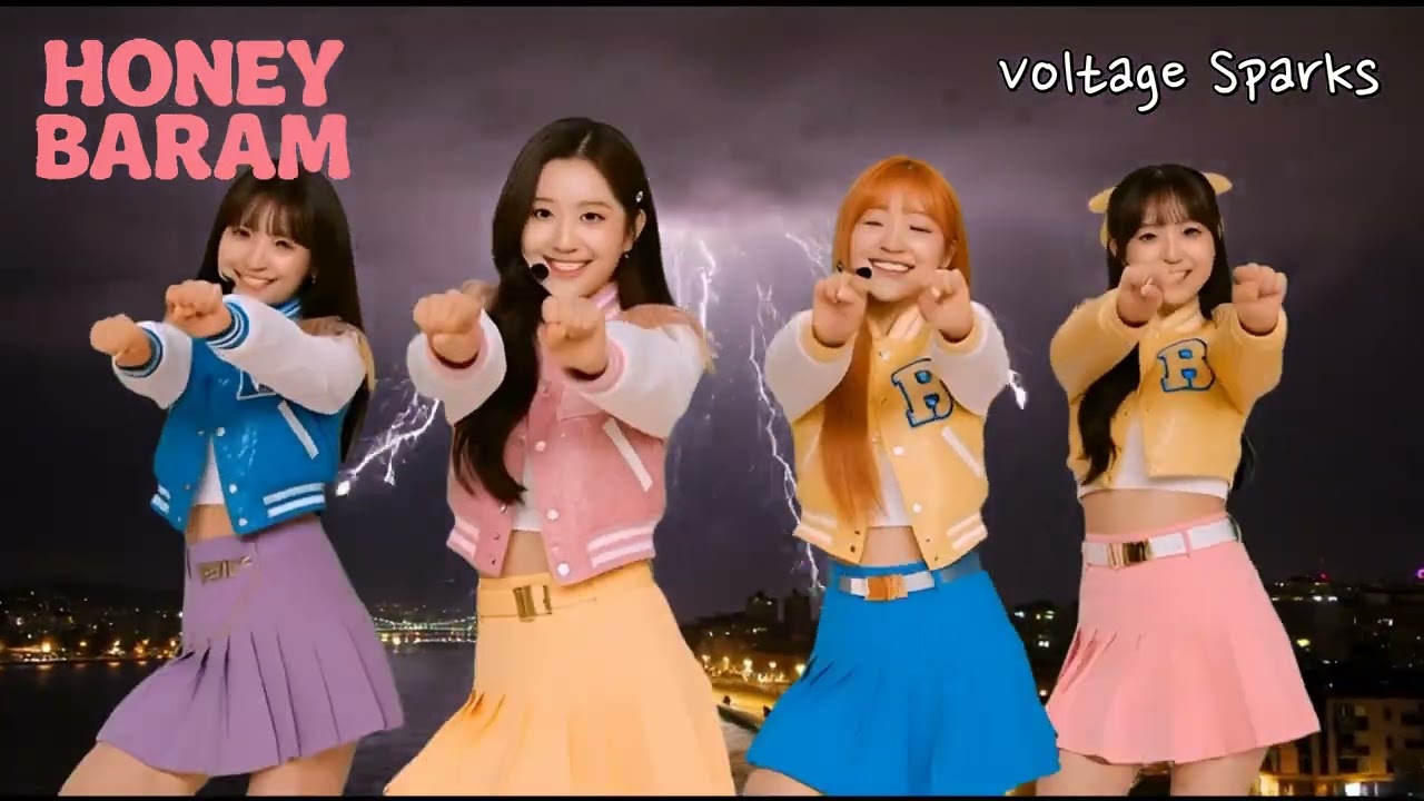Voltage Sparks #kpop #girlgroup #kpopidol #kpopfyp #kpopfan#HoneyBaram #Newsong
