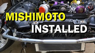 Installing Dual Pass Radiator from Mishimoto -2JZ to E46 Conversion