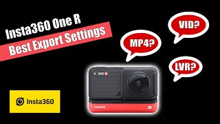 Tutorial • Insta360 Editing Tipps • Best Export Settings for One R • LVR • VID • MP4 screenshot 3