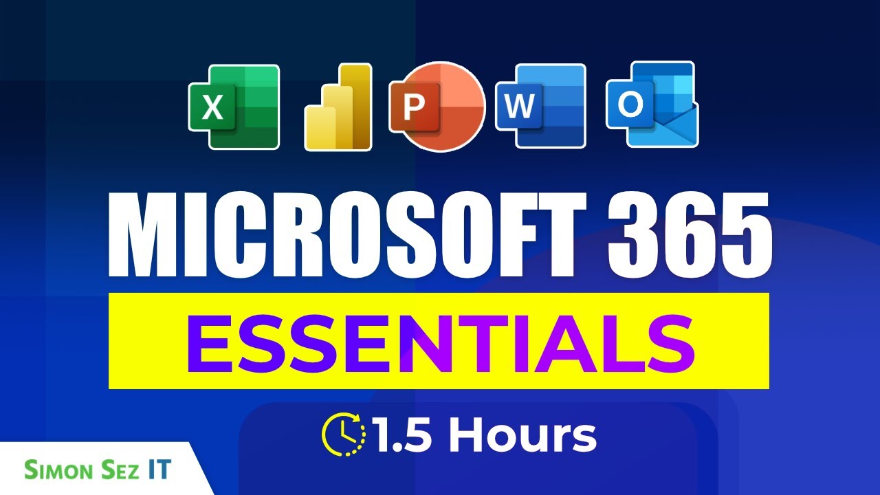 Microsoft 365 Essentials (Word, Excel, PowerPoint, PowerBI, and Outlook)