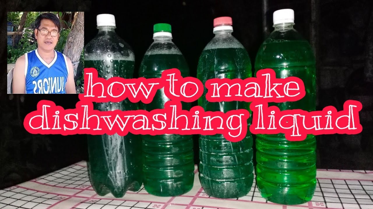How to make dishwashing liquid (joy/axion) - YouTube