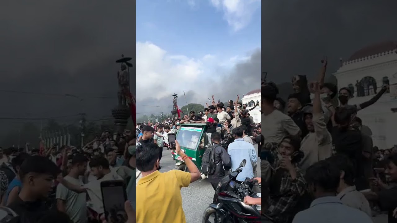 Nepal's parliament engulfed in flames as protests rage