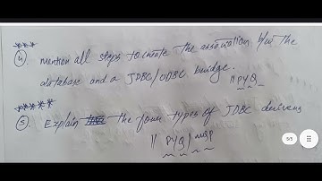 BIS402 | Advanced Java| Module-5| Very Important Questions for [ VTU ] 4th Semester 2022 Scheme