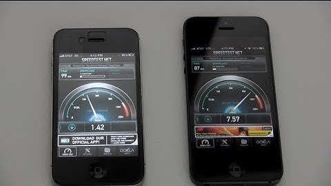 iPhone 5 vs iPhone 4S Speed Test