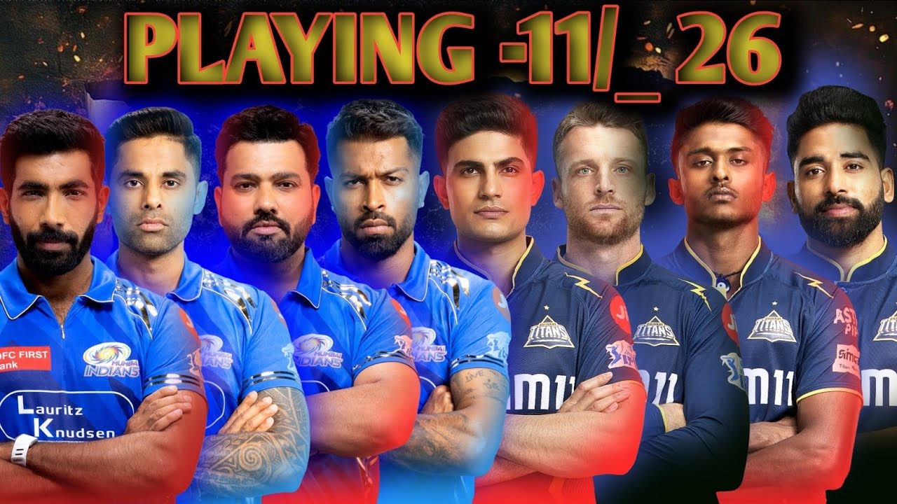 Mi vs GT Playing 11 🥵Comparison ipl 2026 mi playing XI for GT Playing XI #msdhoni #ipl 