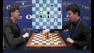 Vladislav Artemiev vs Sanan Sjugirov | Fide World Rapid & Blitz Chess Championship 2023